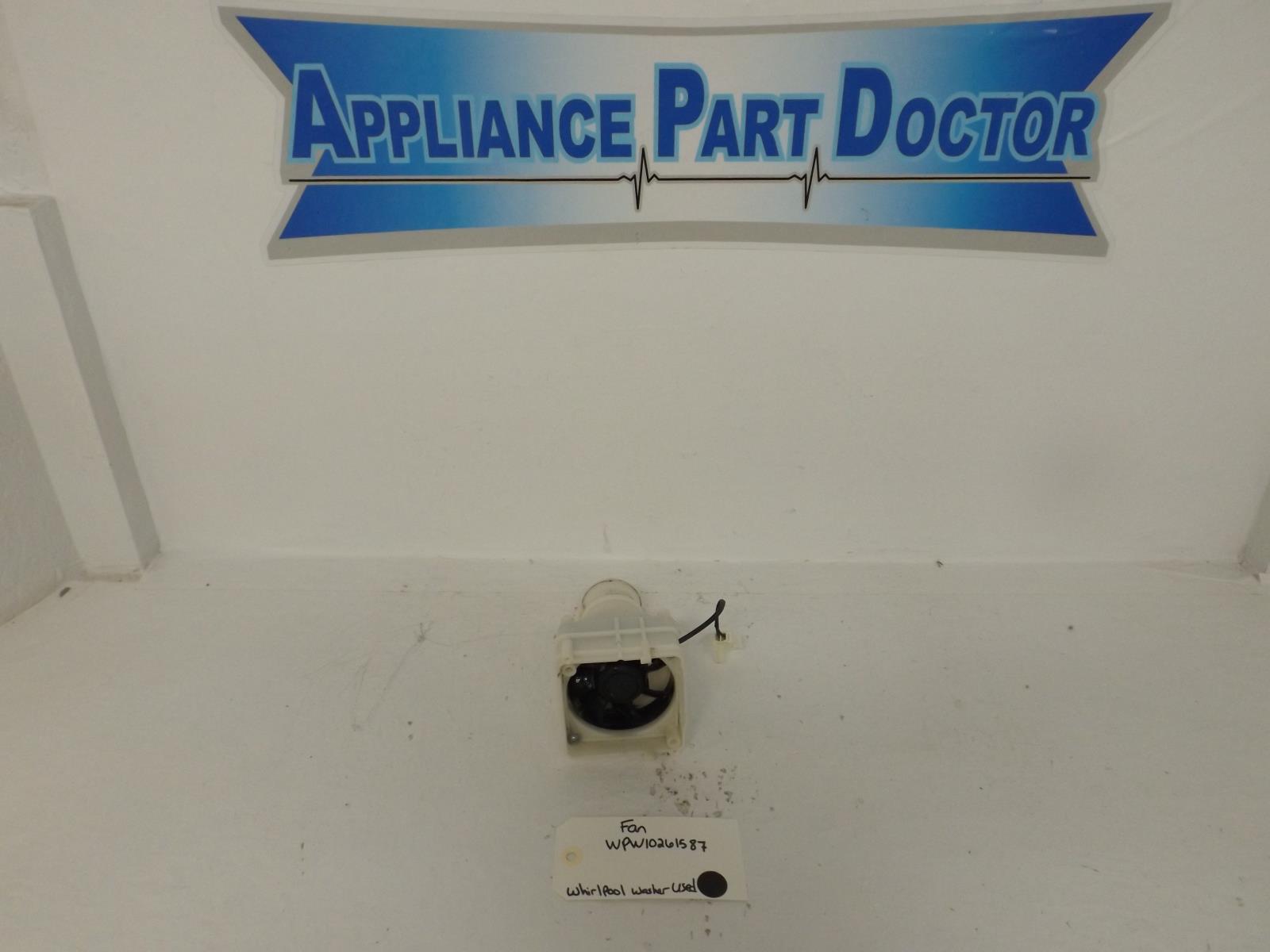 Whirlpool Washer WPW10261587 Fan Used Whirlpool Washer WPW10261587 Fan Used